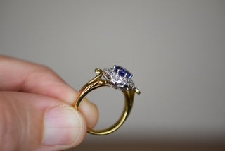 Tanzanite & Diamond ring
