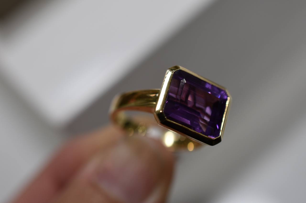 Amethyst ring | Handcraft Studio