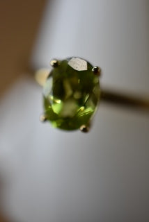 Peridot dress ring