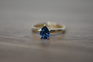 Pear shape Topaz ring