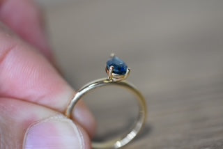 Pear shape Topaz ring