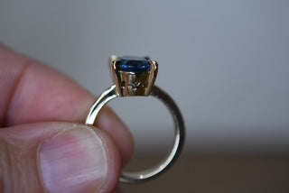 Topaz handmade ring