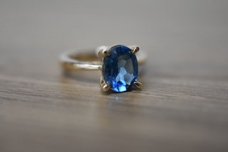 Topaz handmade ring