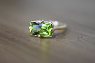 Peridot ring
