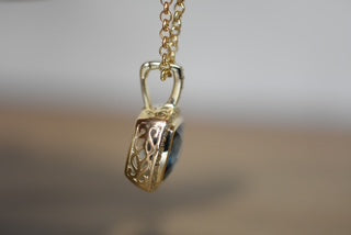London Blue Topaz & Diamond set enhancer