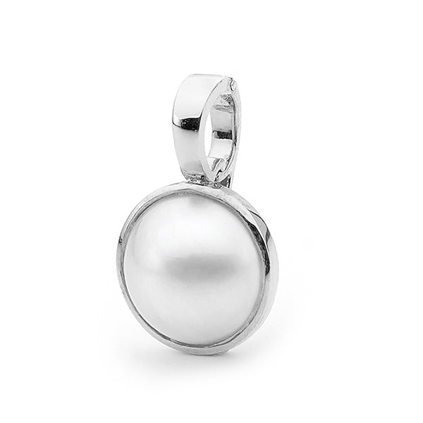 Silver, White Mabe 13mm enhancer