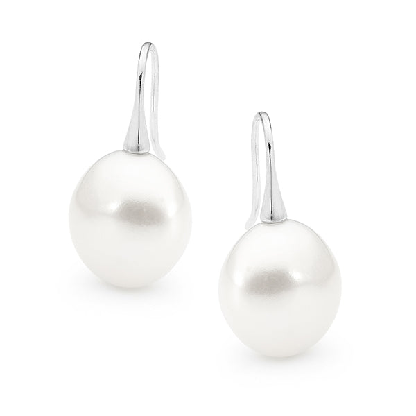 Silver White FWP 11-12mm Baroque E/R
