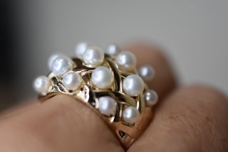 Seed Pearl dress ring