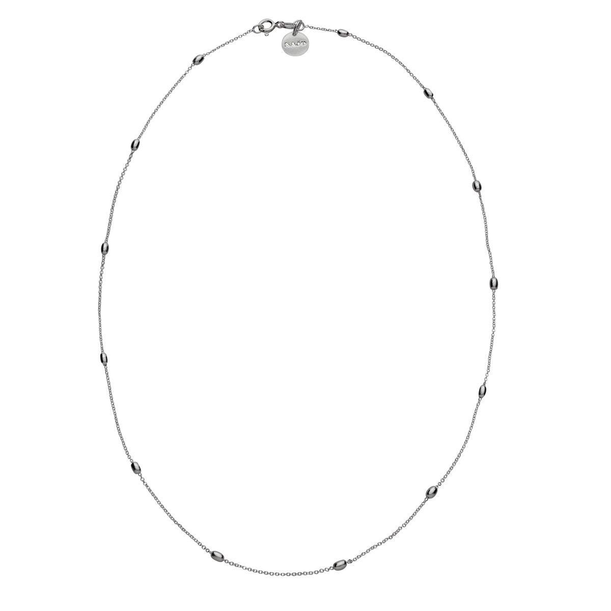SS chain with oval beads