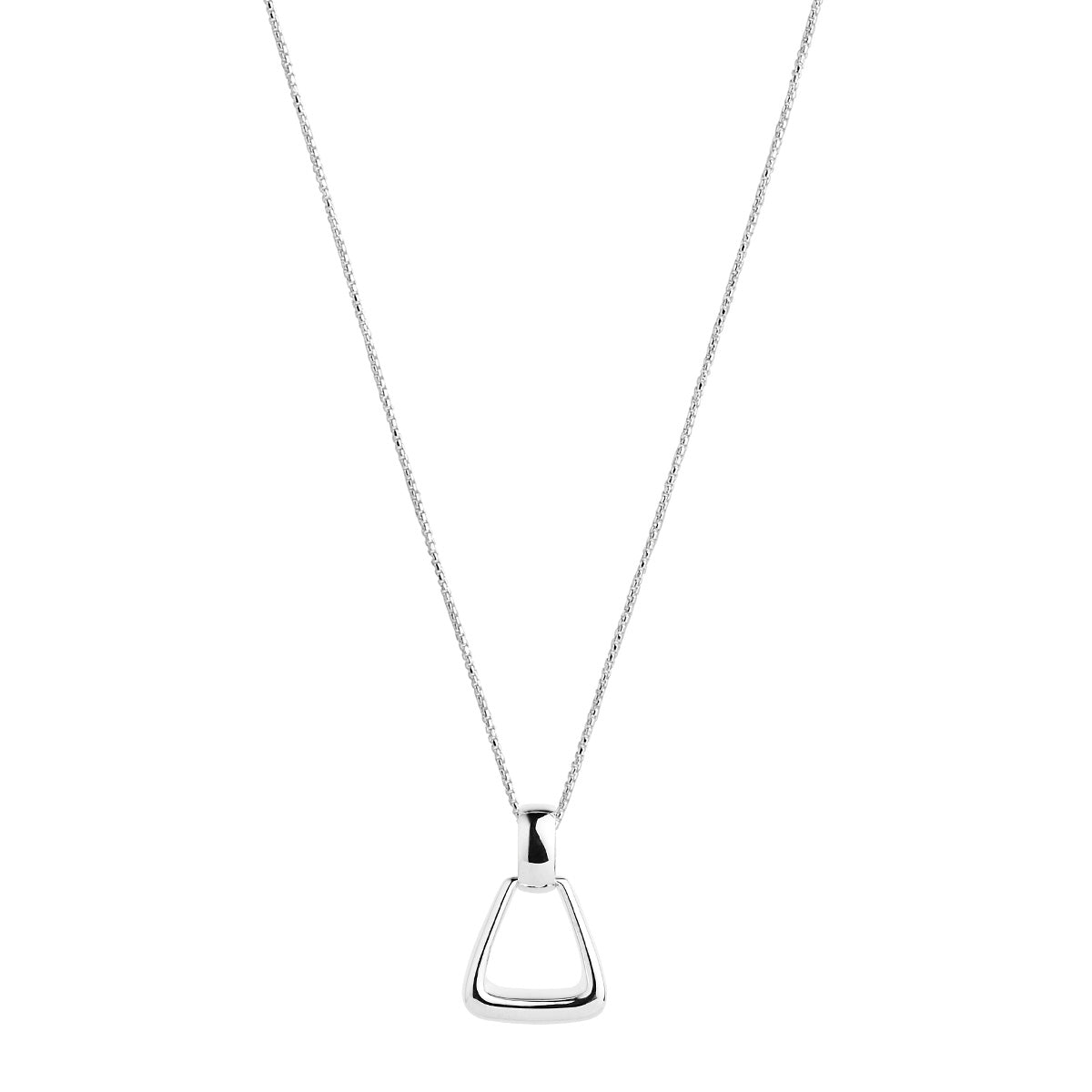 Stirrup stlye pendant and chain