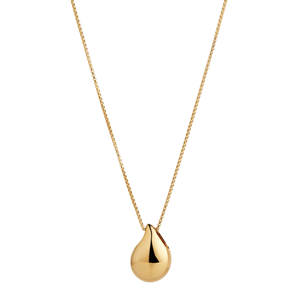 Sterling, yellow gold plated chain and pendant