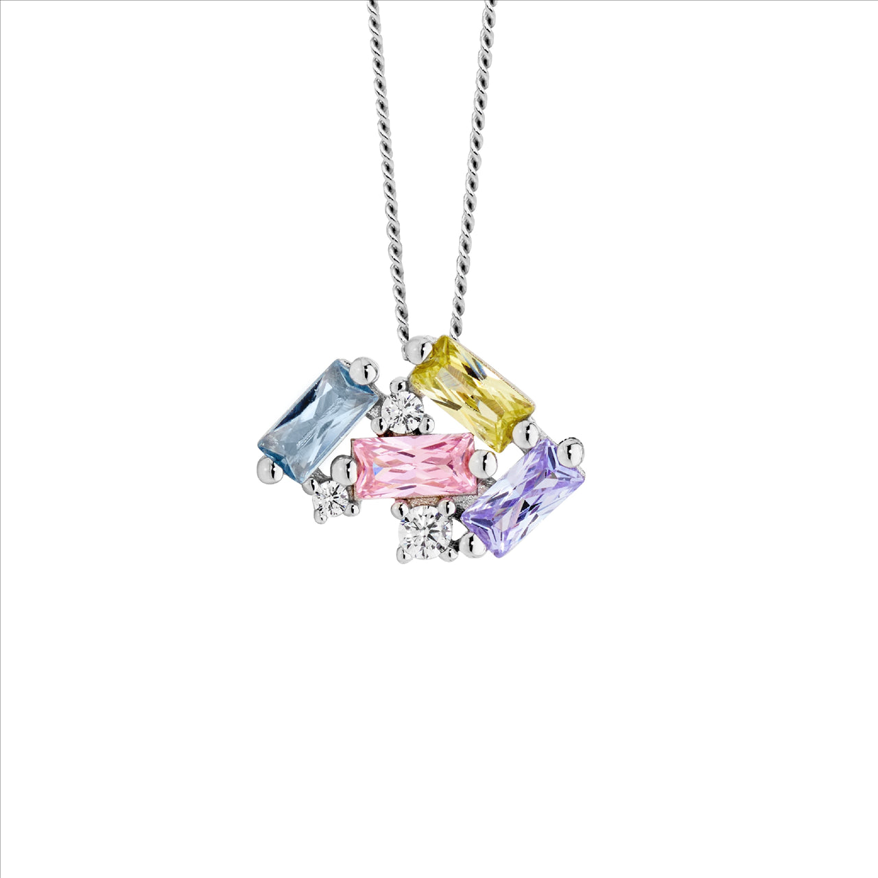 Multi-coloured Pastel pendant