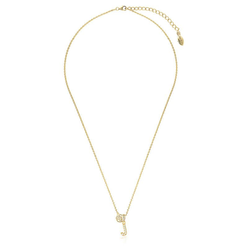 Gold Plated 'J' pendant and chain