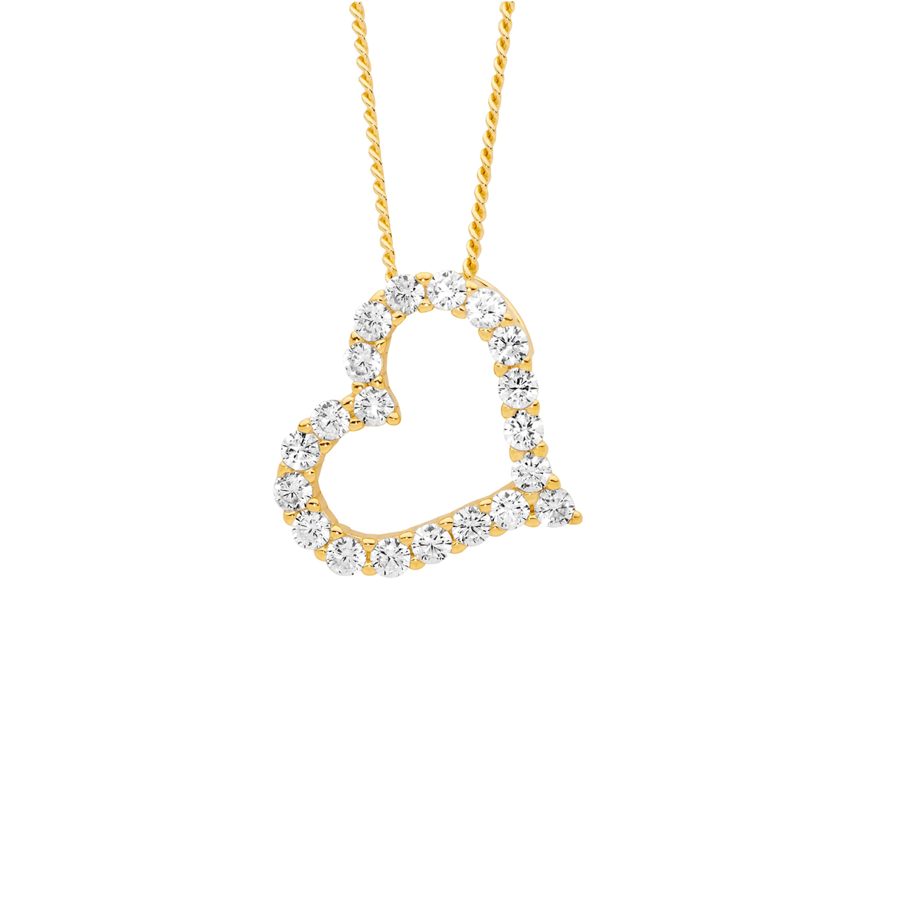 Open Heart pendant & chain | Handcraft Studio