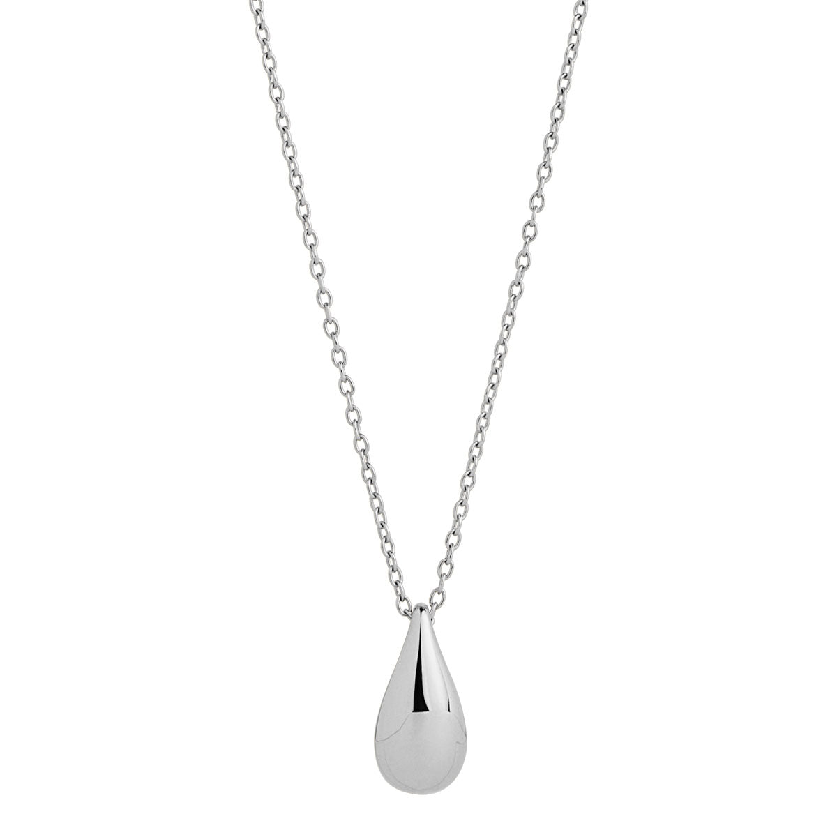 Teardrop pendant and chain