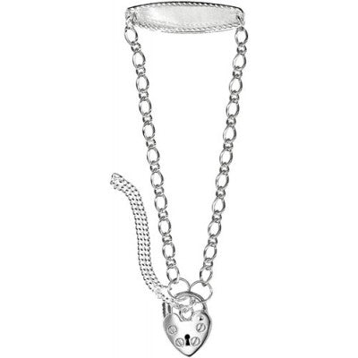 SS OVAL FIGARO ID PADLOCK B/LET