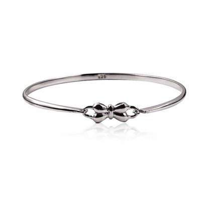 SS BABY BOW OPENING BANGLE 45MM