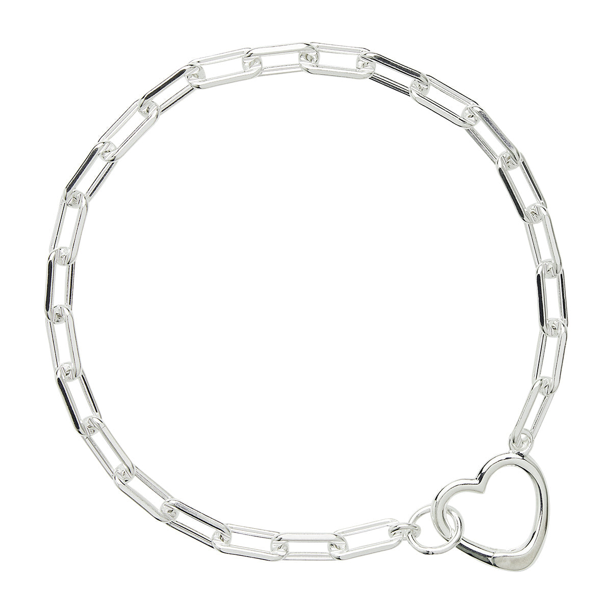 Bracelet with Heart clasp