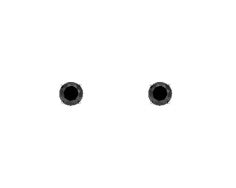 SS 5mm Round Black CZ Claw Set Stud