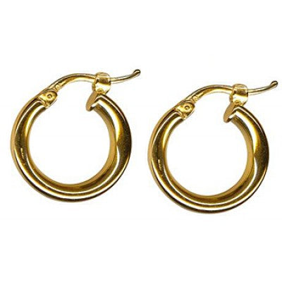 Silver, plain Hoop E/R 3mm tube, 10mm ID