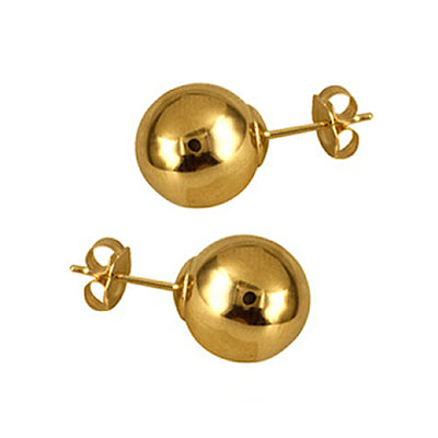 Sterling Silver 8mm ball studs