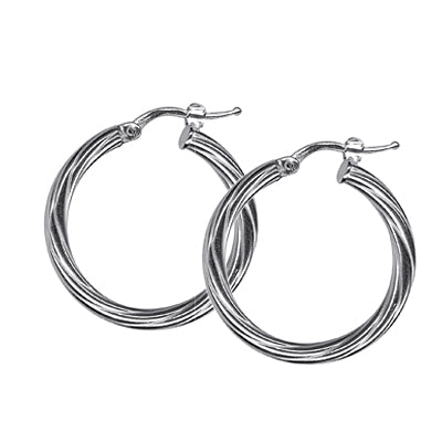 Twisted hoops 20mm