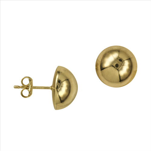 Silver, Half domed studs 12mm