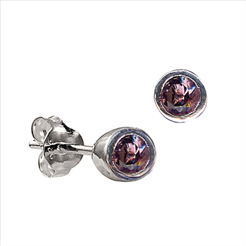 SS 4MMCZ BEZEL SET BIRTHSTONE SET JUN