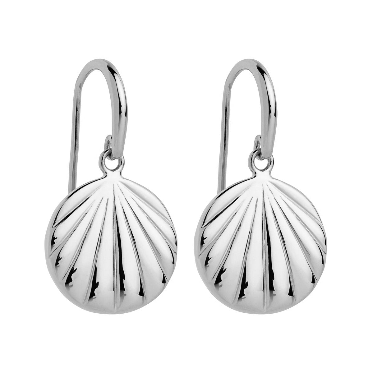 Fan drop earrings on Shep Hook