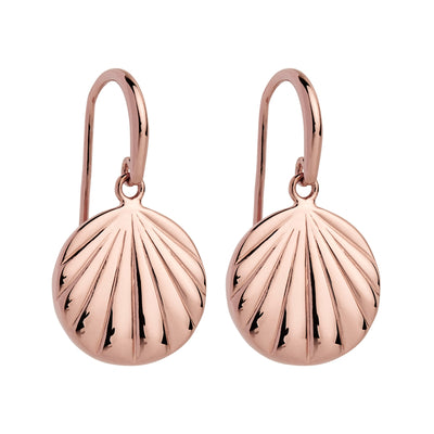 Fan drop earring on hook