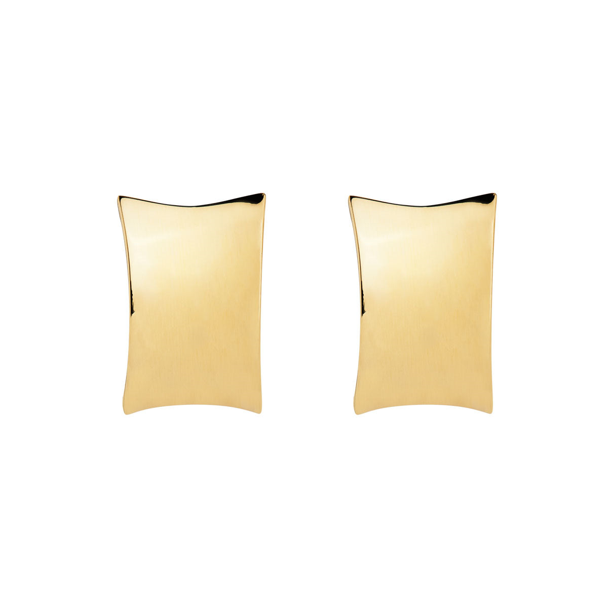 Rectangle drop earrings
