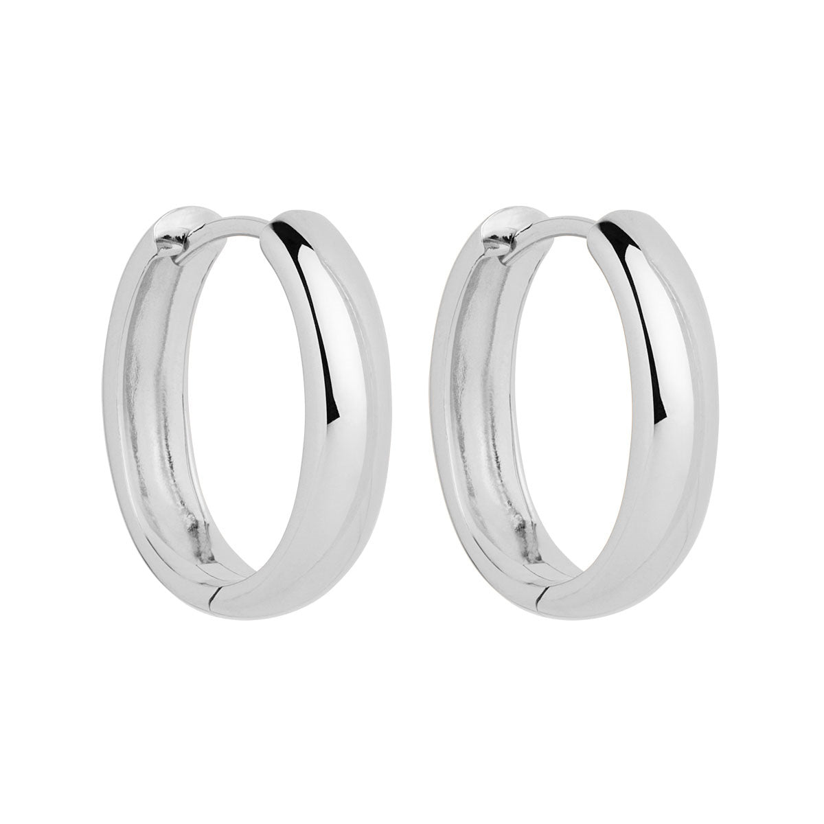 Silver, Oval Huggies