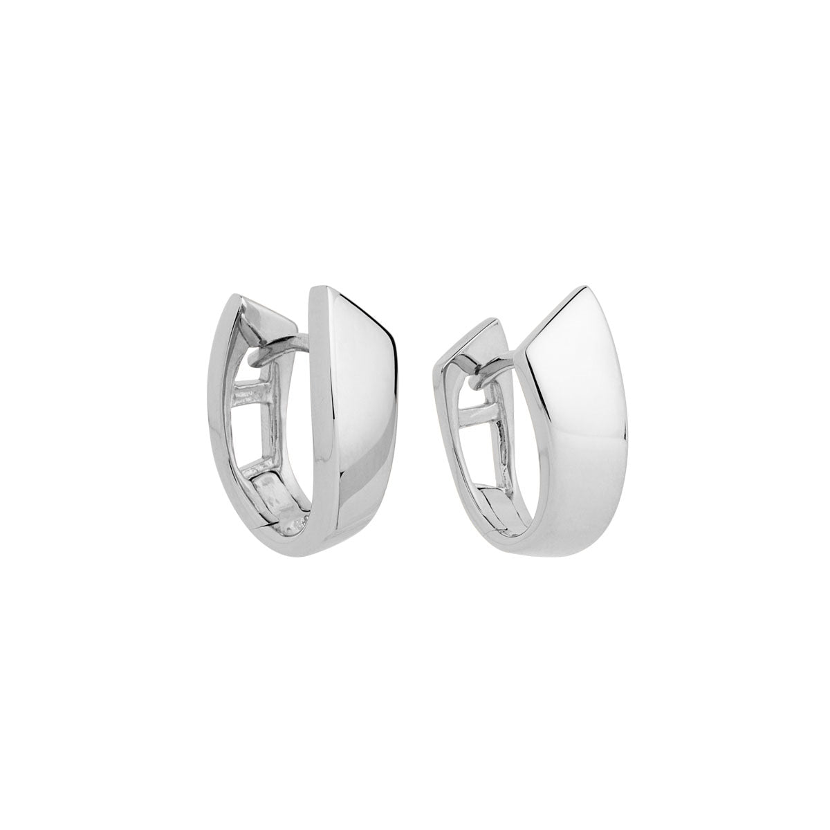 Silver huggies
