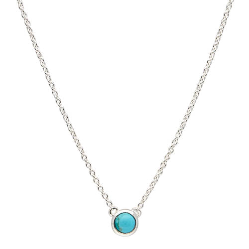 Tturquoise pendant & chain
