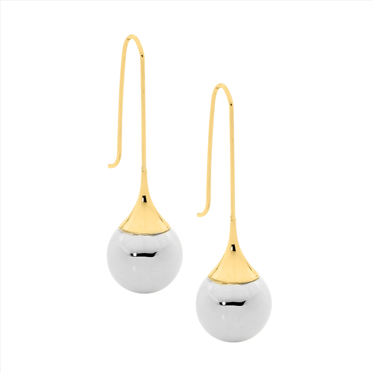 Gold plated hook drops