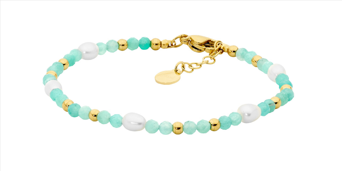 Amazonite Pearl bracelet