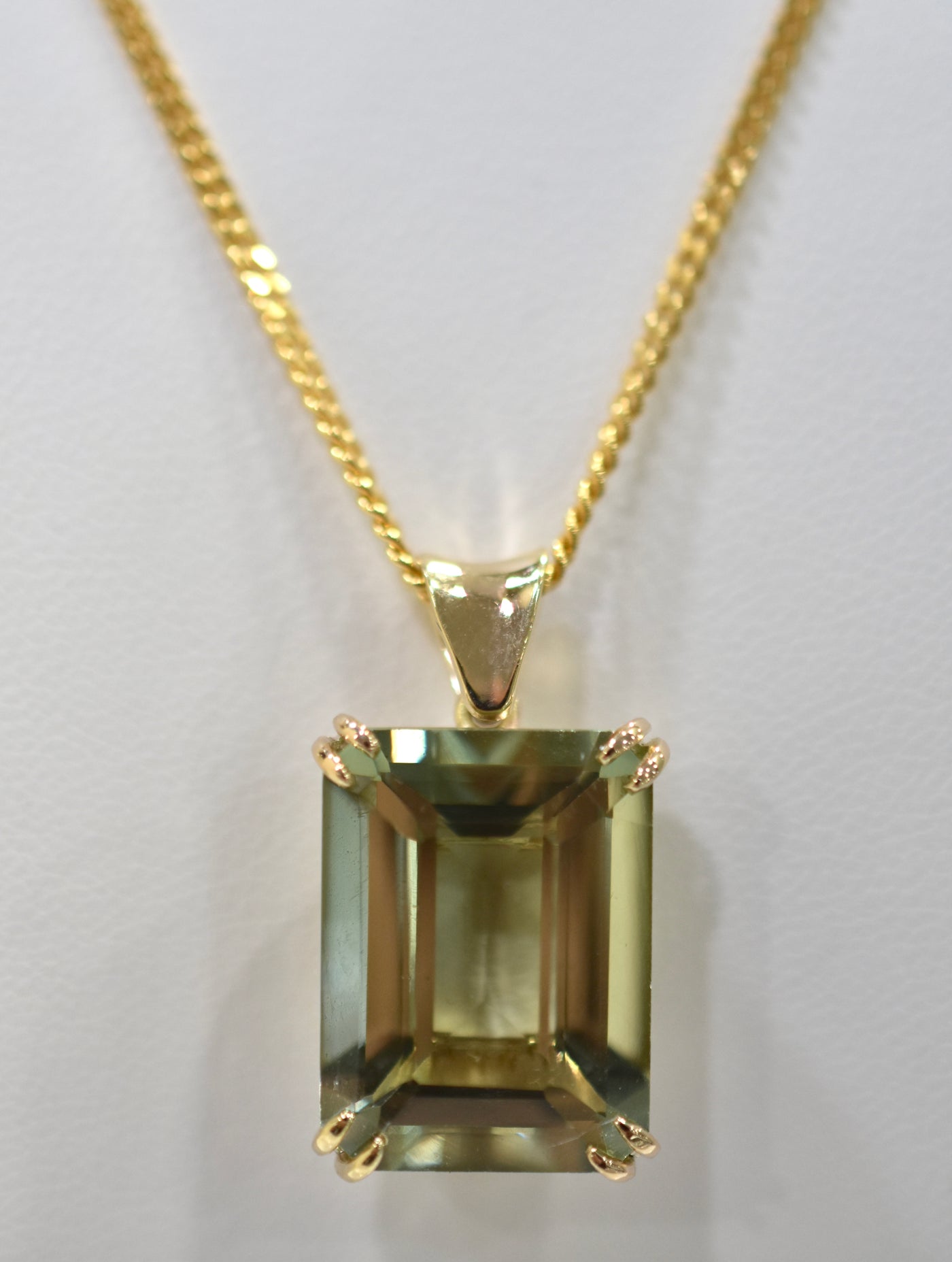 Prasiolite Pendant